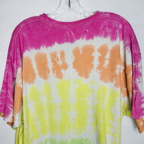Liquid Blue Tie-Dye 2016 Woodstock T-Shirt Music Festival Size 2XL Multicolor - Picture 7 of 8